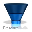 Three Stage Funnel Presentation clipart