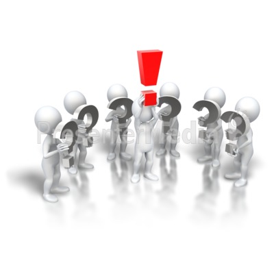 Who Has The Answer Presentation clipart
