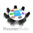 Table Of Puzzle Pieces Presentation clipart
