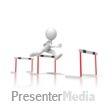 Clear Hurdles - Presentation Clipart
