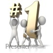 We Are Number One - Presentation Clipart