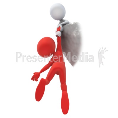 Cliff Hanger Rescue Presentation clipart