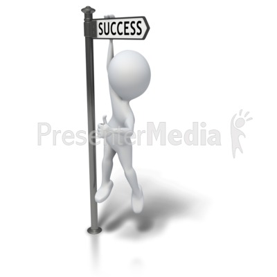 Hanging Around Successful Presentation clipart