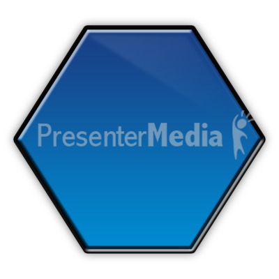 Hexagon Flow Chart Symbol Presentation clipart