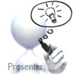 Drawing Light Bulb With Pen - Presentation Clipart