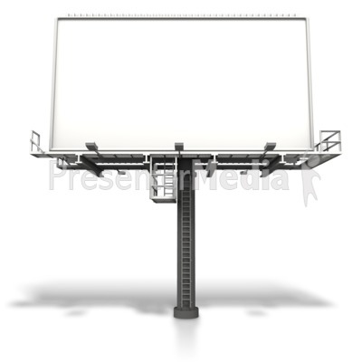 Large Billboard Display Presentation clipart