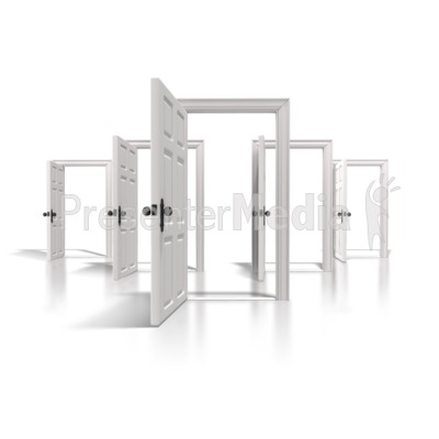 Doors Of Opportunity Presentation clipart
