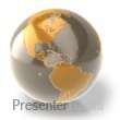 Golden Earth - Presentation Clipart