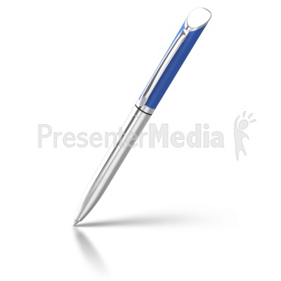 Business Pen Angled Presentation clipart