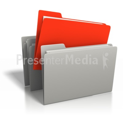 File Stand Out Presentation clipart