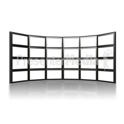Video Wall Presentation clipart