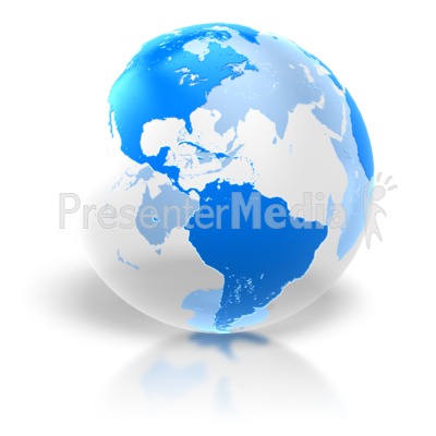 World Transparent Glass Presentation clipart
