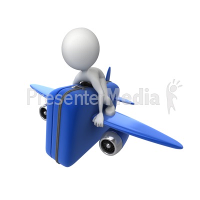 Riding Luggage Airplane PowerPoint Clip Art Riding Luggage Airplane PowerPoint Clip Art