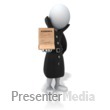 Detective Holding Evidence Presentation clipart