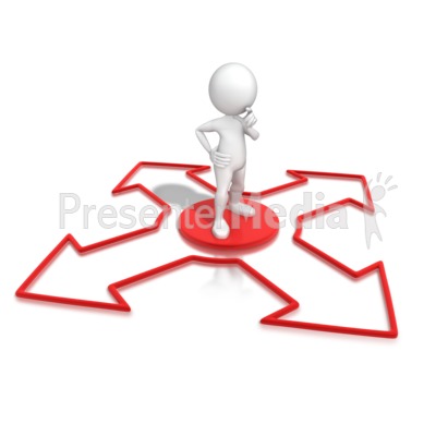 Which Direction To Go? Presentation clipart