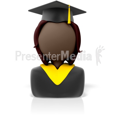 Graduate Icon Presentation clipart
