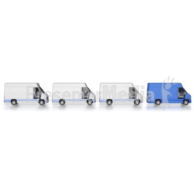 Shipping Truck Leader Presentation clipart