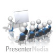 Doctor Presenting To Nurses - Presentation Clipart