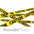 A Wall Of Caution Tape Presentation clipart