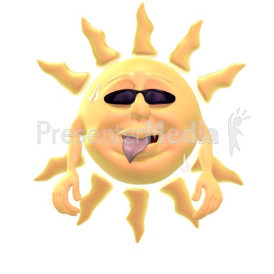 Hot Summer Sun PowerPoint Clip Art - hot_summer_sun_md_wm