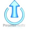Upload Symbol Presentation clipart
