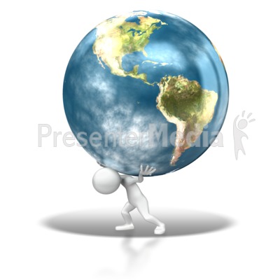 The Weight Of The World Presentation clipart
