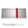 School Locker Row Stand Out Presentation clipart