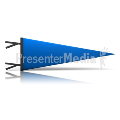 Sports Pennant Presentation clipart