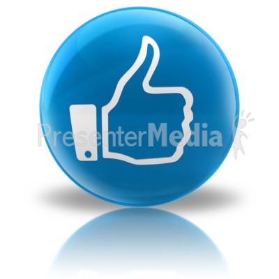 Media Icon - Like Presentation clipart