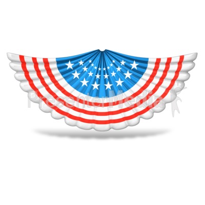 Patriotic Accordion Banner Presentation clipart