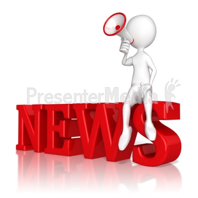 Announce The News Presentation clipart