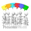Talking Puzzle Connection Presentation clipart