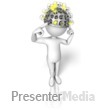 Stick Figure Thinking Cap Presentation clipart