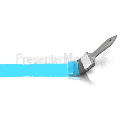 Painting Horizontal Line Presentation clipart