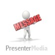 Figure Hold Text - Presentation Clipart