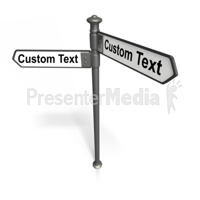 Black Street Sign Text Presentation clipart