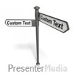 Black Street Sign Text - Presentation Clipart