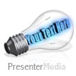 Light Bulb Text - Presentation Clipart