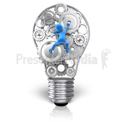 Reaching For That Idea Presentation clipart