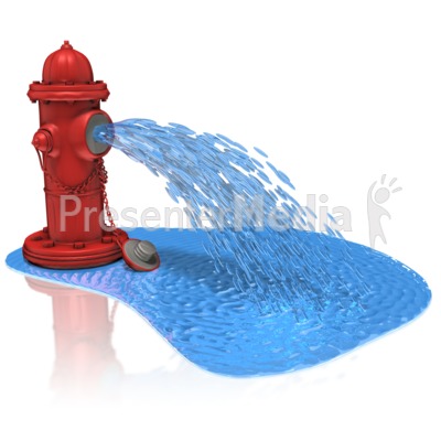 Fire Hydrant Spray Water Presentation Clipart Great Clipart For Presentations Www Hydrant Flushing Program Template