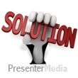 Hand Punch Text - Presentation Clipart