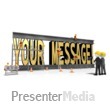 Constructing Custom Text - Presentation Clipart