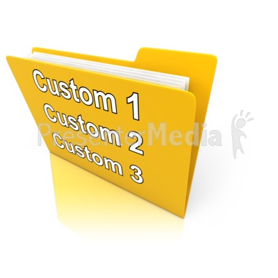 Custom Folder Presentation clipart