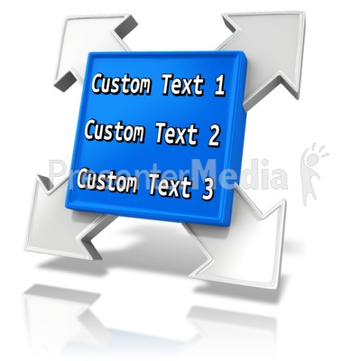 Custom Square Element Presentation clipart