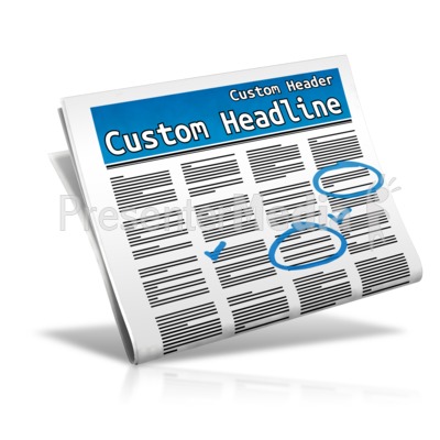 Custom Classifieds Presentation clipart