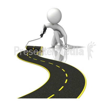 Figure Painting Street Presentation clipart
