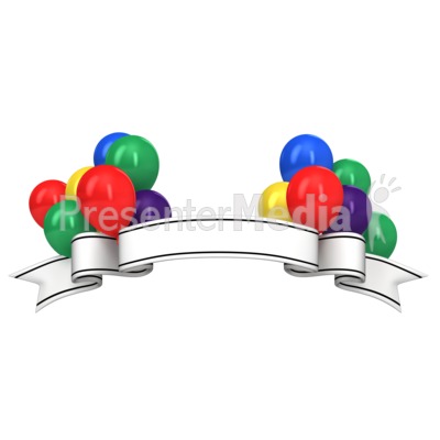 Celebration Message Banner Presentation clipart