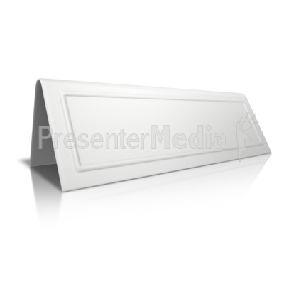 Beveled Card Blank Presentation clipart