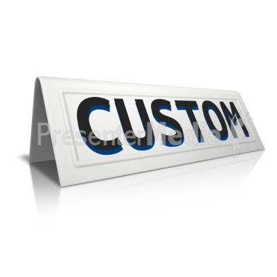 Beveled Card Custom Presentation clipart