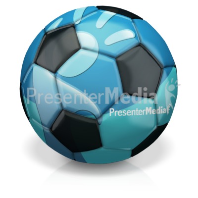 Custom Soccer Ball Presentation clipart